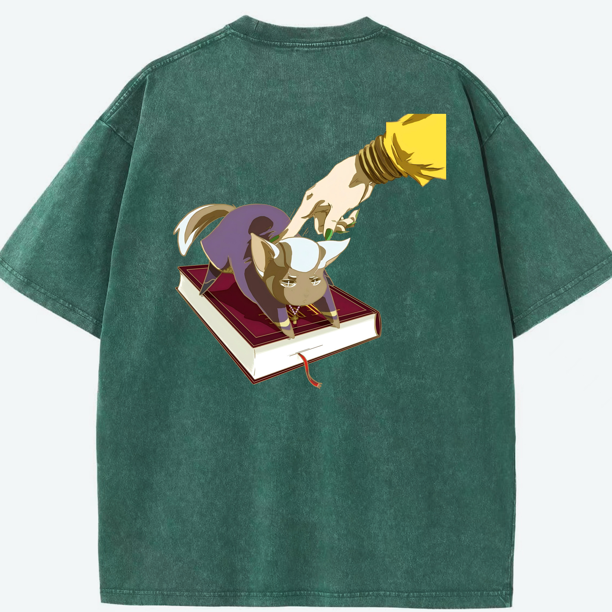 （画像用） ジョジョの奇妙な冒険 JoJo's Bizarre Adventure 綿100% ヴィンテージ風 半袖Tシャツ（背面プリント）
